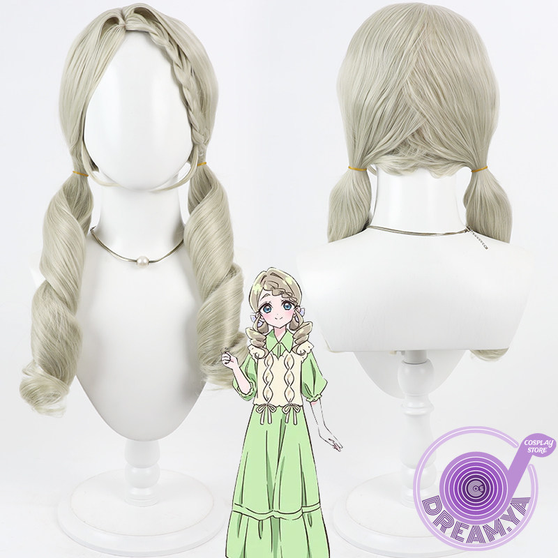 Synthetic Wigs - Peruca Kurusu Eriza Cosplay Verde Claro