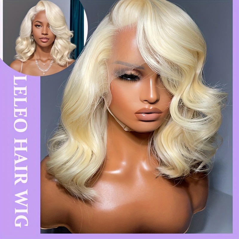 613 Blonde Body Wave Lace Front Wig - Peruca com frente de renda 613,