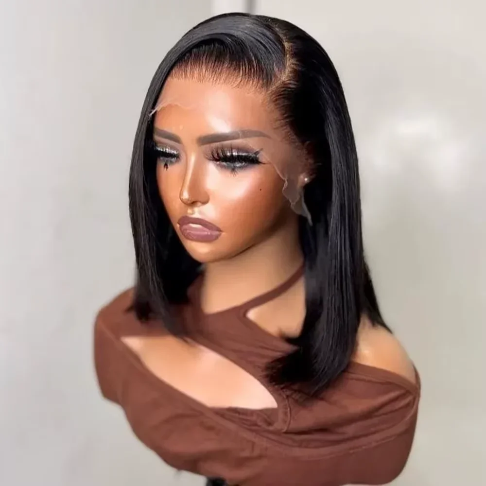 2026 NOVO Peruca Bob com Renda - Glueless Wear And Go Human Hair Wig avaliação e preço