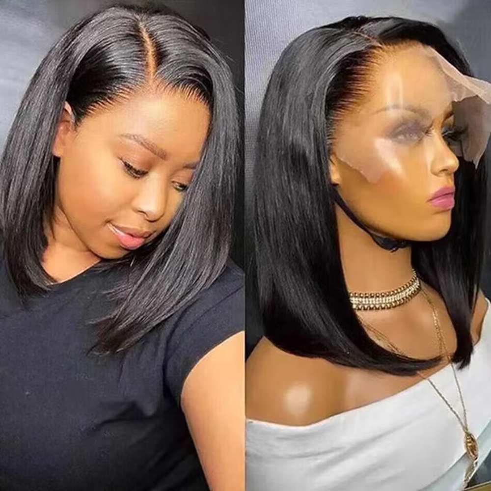 Peruca Bob de Cabelo Humano co - Glueless Wear And Go Human Hair Wig avaliação e preço