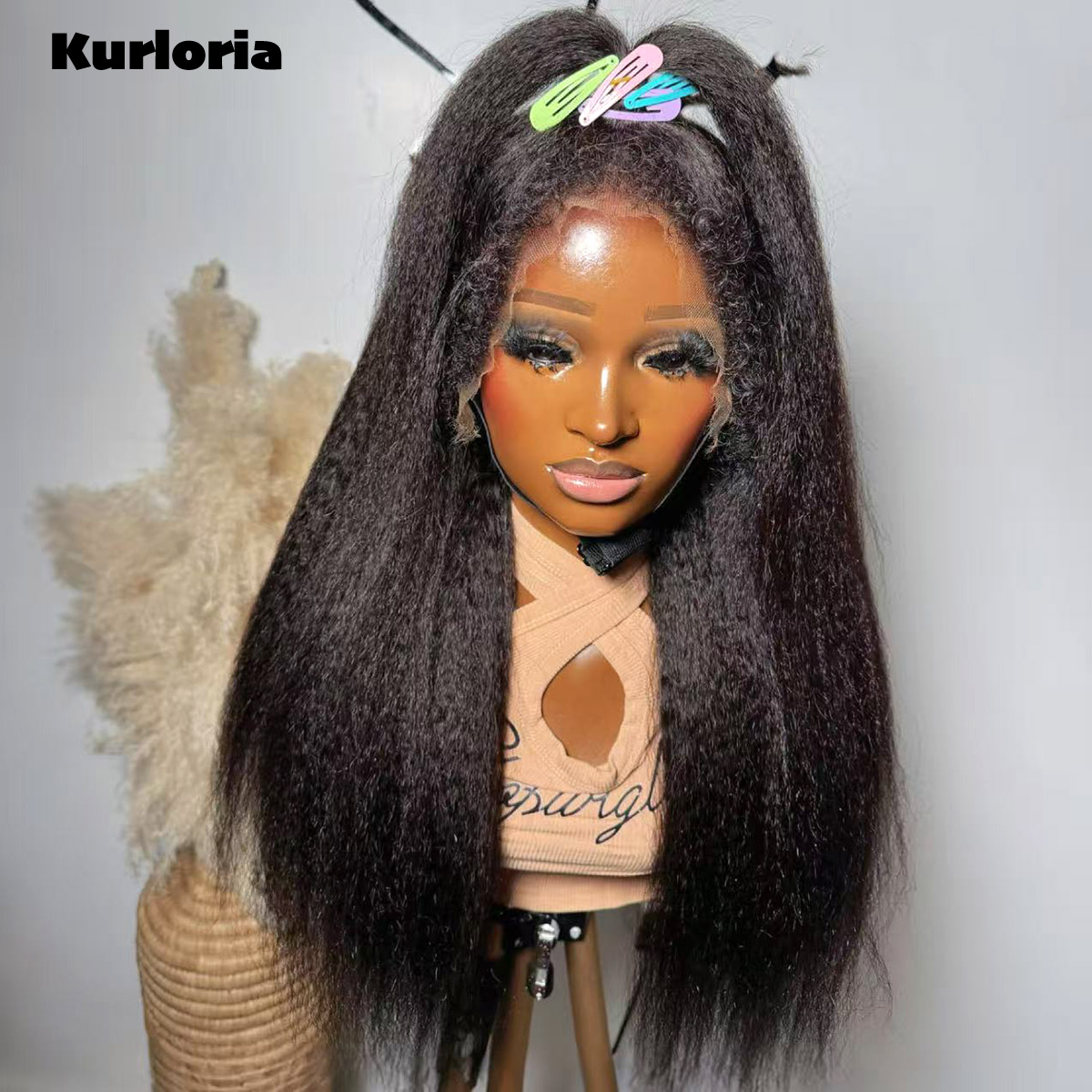 Peruca de Renda Transparente H - Glueless Wear And Go Human Hair Wig avaliação e preço