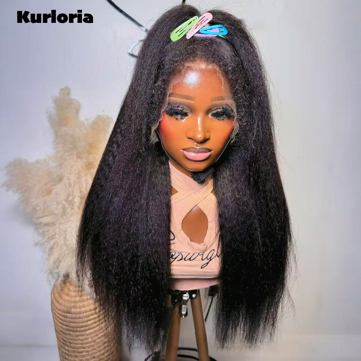 Peruca de Renda Transparente H - Glueless Wear And Go Human Hair Wig avaliação e preço